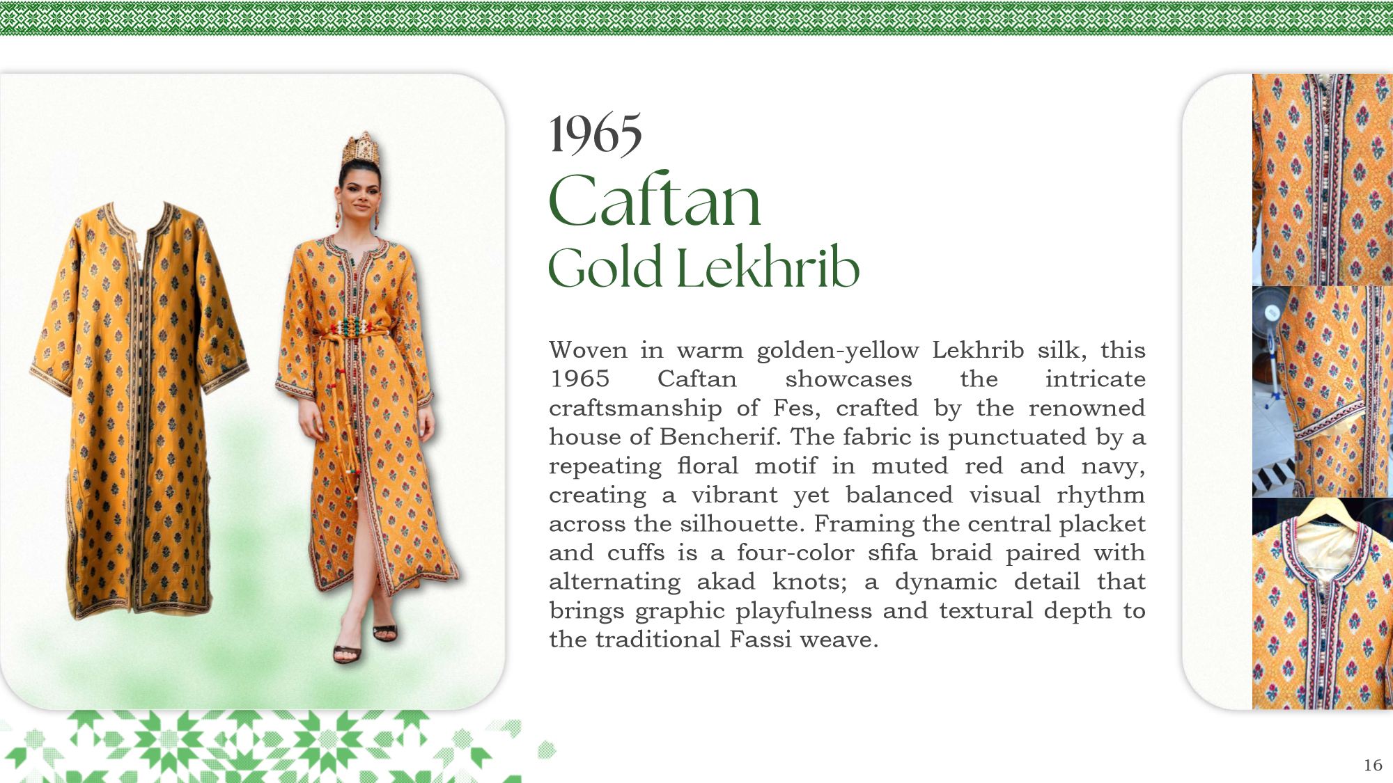 1965 Caftan Gold Lekhrib brocade