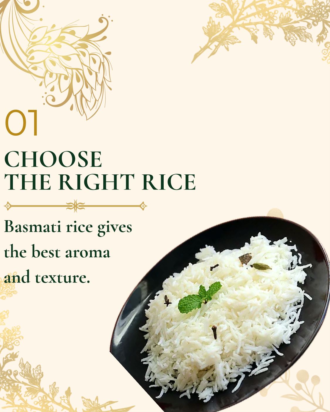 Biryani Tip 01: Choose the right basmati rice